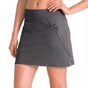 Athleta Trailside Skort Gray Size XLT Tall